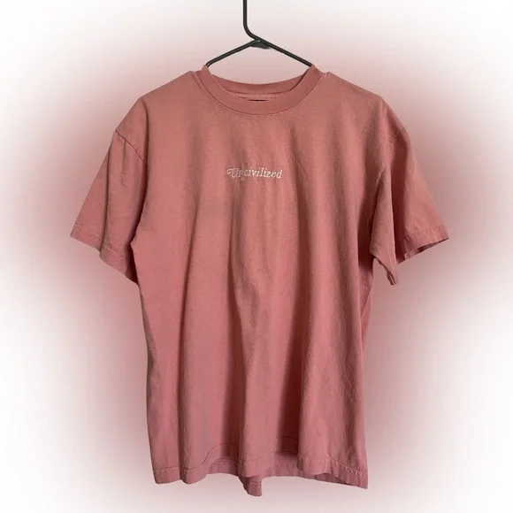 Uncivilized Peach Graphic Tee - Picture 1 of 4